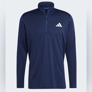 Adidas Train Essentials Training Long Sleeve 1/4 Zip Mens Shirt